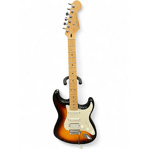 Used Fender Standard Stratocaster HSS 3 Tone Sunburst Solid Body Electric Guitar 3 Tone Sunburst