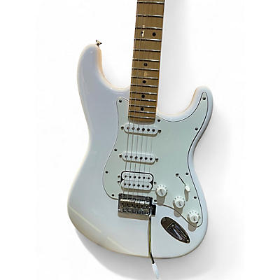 Used Fender Standard Stratocaster HSS Alpine White Solid Body Electric Guitar