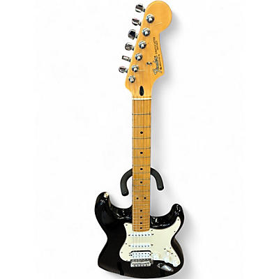 Used Fender Standard Stratocaster HSS Black Solid Body Electric Guitar