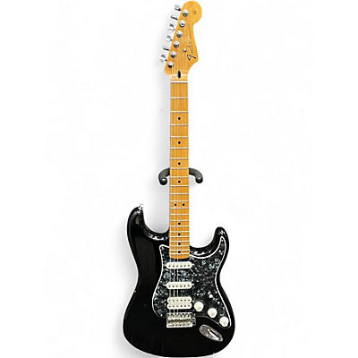 Used Fender Standard Stratocaster HSS Black Solid Body Electric Guitar