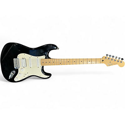 Used Fender Standard Stratocaster HSS Black Solid Body Electric Guitar