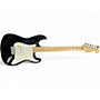 Used Fender Standard Stratocaster HSS Black Solid Body Electric Guitar Black