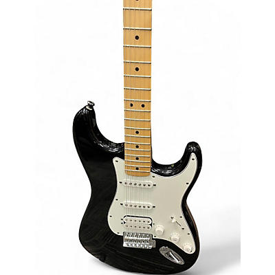 Used Fender Standard Stratocaster HSS Black Solid Body Electric Guitar
