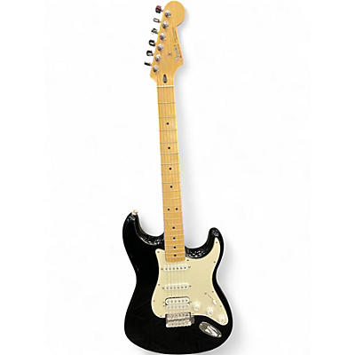 Used Fender Standard Stratocaster HSS Black Solid Body Electric Guitar