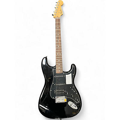 Used Fender Standard Stratocaster HSS Black Solid Body Electric Guitar