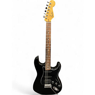 Used Fender Standard Stratocaster HSS Black Solid Body Electric Guitar