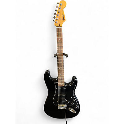 Used Fender Standard Stratocaster HSS Black Solid Body Electric Guitar