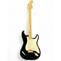 Used Fender Standard Stratocaster HSS Black and White Solid Body Electric Guitar Black and White