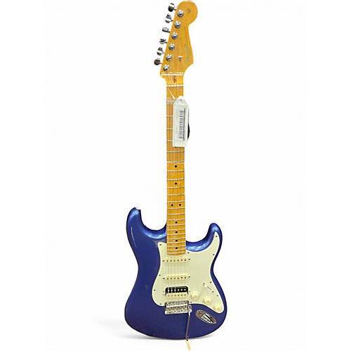 Used Fender Standard Stratocaster HSS Blue Solid Body Electric Guitar Blue
