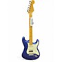 Used Fender Standard Stratocaster HSS Blue Solid Body Electric Guitar Blue