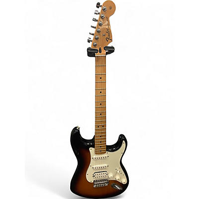 Used Fender Standard Stratocaster HSS Brown Sunburst Solid Body Electric Guitar