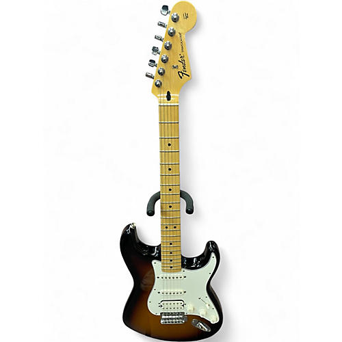 Used Fender Standard Stratocaster HSS Brown Sunburst Solid Body Electric Guitar Brown Sunburst