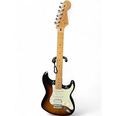 Used Fender Standard Stratocaster HSS Brown Sunburst Solid Body Electric Guitar
