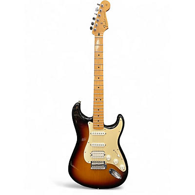 Used Fender Standard Stratocaster HSS Brown Sunburst Solid Body Electric Guitar