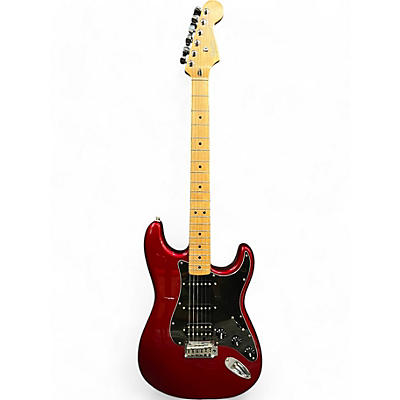 Fender Used Fender Standard Stratocaster HSS Candy Apple Red Solid Body Electric Guitar