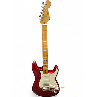 Used Fender Standard Stratocaster HSS Candy Apple Red Solid Body Electric Guitar