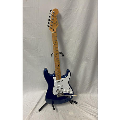 Fender Used Fender Standard Stratocaster HSS Electron Blue Solid Body Electric Guitar electron Blue