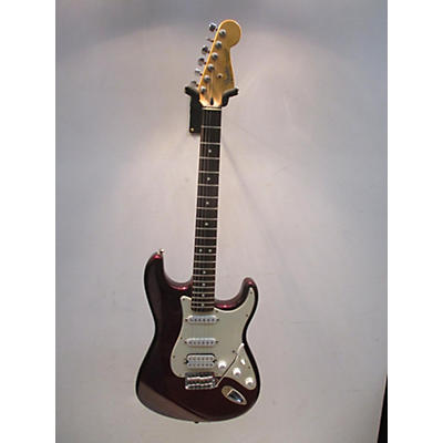 Fender Used Fender Standard Stratocaster HSS Maroon Solid Body Electric Guitar