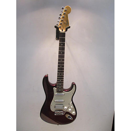 Fender Used Fender Standard Stratocaster HSS Maroon Solid Body Electric Guitar Maroon