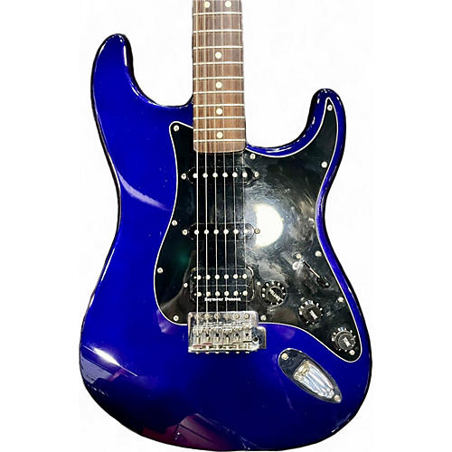 Fender Used Fender Standard Stratocaster HSS Midnight Blue Solid Body Electric Guitar Midnight Blue