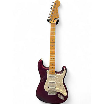 Used Fender Standard Stratocaster HSS Midnight Wine Solid Body Electric Guitar