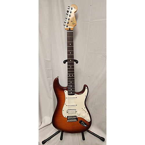 Fender Used Fender Standard Stratocaster HSS Plus Top AGED CHERRY BURST Solid Body Electric Guitar AGED CHERRY BURST