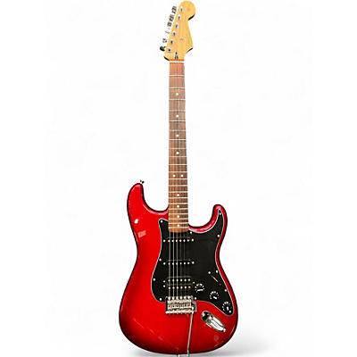 Used Fender Standard Stratocaster HSS RED Solid Body Electric Guitar