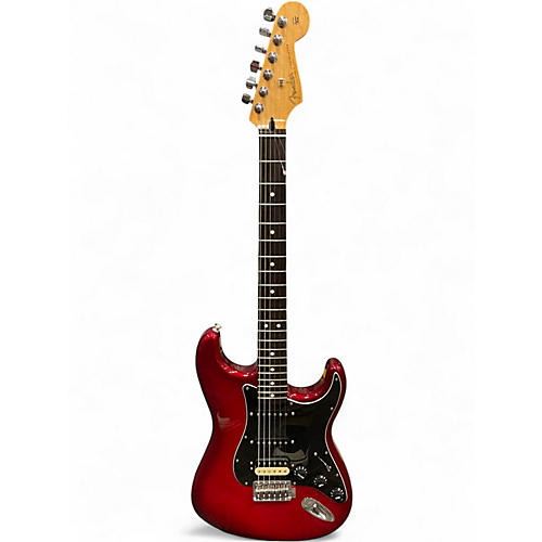 Used Fender Standard Stratocaster HSS Red Solid Body Electric Guitar Red