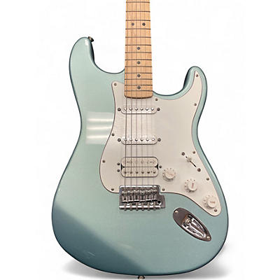 Used Fender Standard Stratocaster HSS Surf Green Sparkle Solid Body Electric Guitar