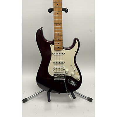 Fender Used Fender Standard Stratocaster HSS Wine Red Solid Body Electric Guitar