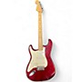 Used Fender Standard Stratocaster LH Burgundy Electric Guitar Burgundy