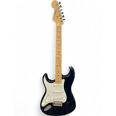 Used Fender Standard Stratocaster Left Handed BLACK Electric Guitar
