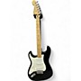 Used Fender Standard Stratocaster Left Handed Black Electric Guitar Black