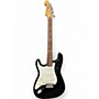Used Fender Standard Stratocaster Left Handed Black Electric Guitar Black