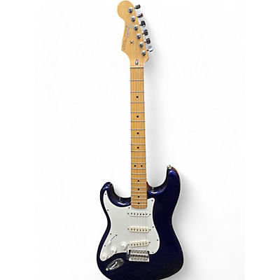 Fender Used Fender Standard Stratocaster Left Handed Blue Electric Guitar