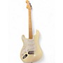Used Fender Standard Stratocaster Left Handed Vintage White Electric Guitar Vintage White