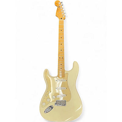 Used Fender Standard Stratocaster Left Handed white Electric Guitar
