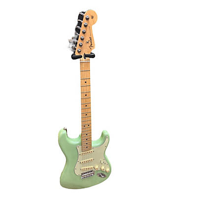 Fender Used Fender Standard Stratocaster Light Green Solid Body Electric Guitar