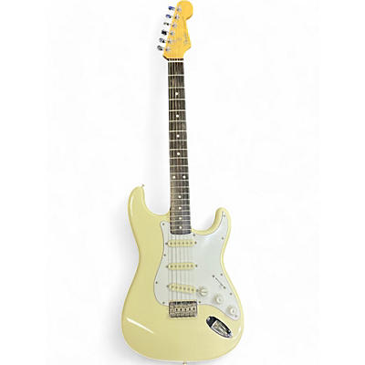 Fender Used Fender Standard Stratocaster MIJ Antique White Solid Body Electric Guitar