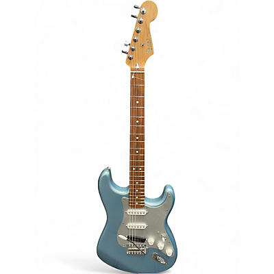 Used Fender Standard Stratocaster Metallic Blue Solid Body Electric Guitar