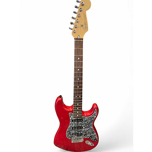 Used Fender Standard Stratocaster Metallic Red Solid Body Electric Guitar Metallic Red