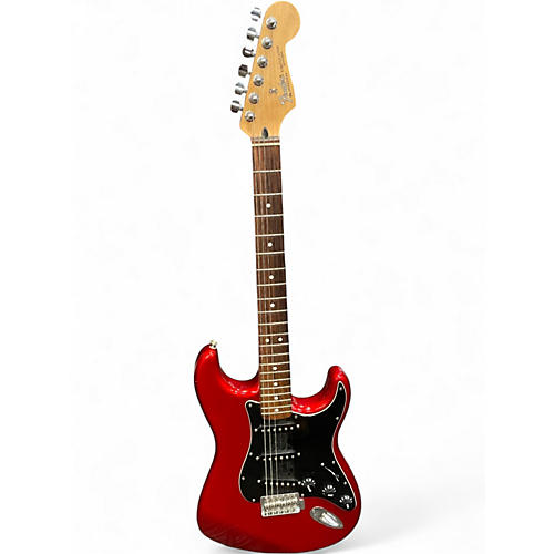 Used Fender Standard Stratocaster Metallic Red Solid Body Electric Guitar Metallic Red