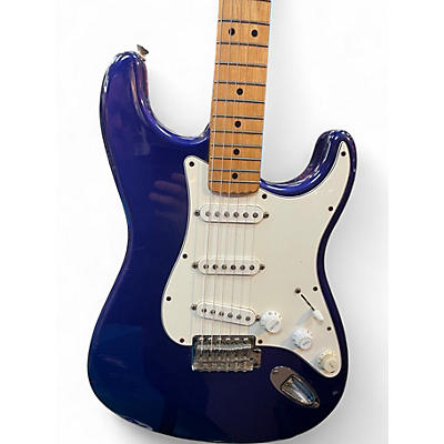 Used Fender Standard Stratocaster Midnight Blue Solid Body Electric Guitar
