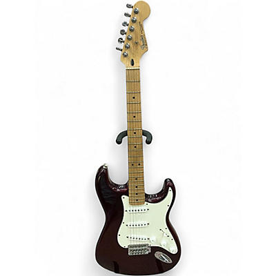 Used Fender Standard Stratocaster Midnight Wine Solid Body Electric Guitar