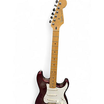 Used Fender Standard Stratocaster Midnight Wine Solid Body Electric Guitar