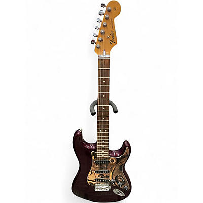 Used Fender Standard Stratocaster Midnight Wine Solid Body Electric Guitar