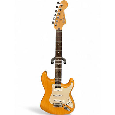 Used Fender Standard Stratocaster Natural Solid Body Electric Guitar