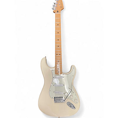 Used Fender Standard Stratocaster Olympic White Solid Body Electric Guitar
