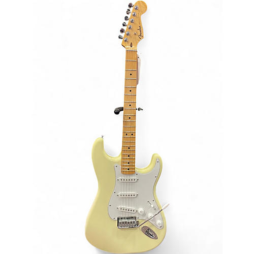 Used Fender Standard Stratocaster Olympic White Solid Body Electric Guitar Olympic White