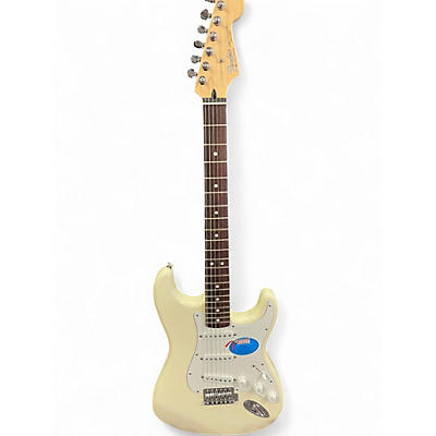 Used Fender Standard Stratocaster Olympic White Solid Body Electric Guitar